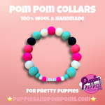 Watermelon  Personalised Pom Pom Dog Collar