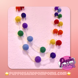 Pom Pom Garland - Rainbow - 1.5m