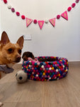 Pom Pom Garland -  Personalised Bunting - Pink