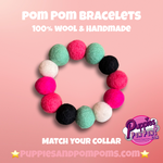Pom Pom Bracelet - Watermelon - Big Balls
