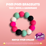 Pom Pom Bracelet - Watermelon - Big Balls