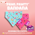 Summer Pool Party Watermelon Bandana