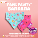 Puppy Pawl Pawty Watermelon Bandana