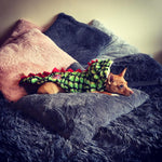 Handmade Dog Dinosaur Fluffy Coat