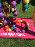 Pom Pom Bracelet - Rainbow