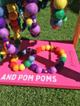 Pom Pom Bracelet - Rainbow