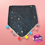 Pom Pom Dog Bandana - Terrazzo Stars - Snap On