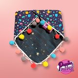 Pom Pom Dog Bandana - Terrazzo Stars - Snap On