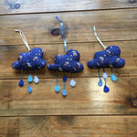 Handmade Floral Raincloud Decoration