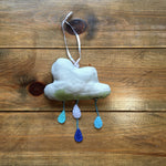 Handmade Floral Raincloud Decorations
