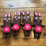 Handmade Girl Rabbit Plushie Decorations