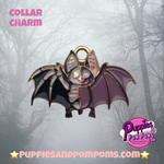 Halloween Skeleton Bat Charm