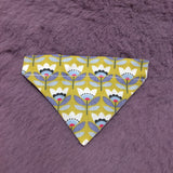 Paws to Smell the Flowers Dog Bandana - Slim Opening