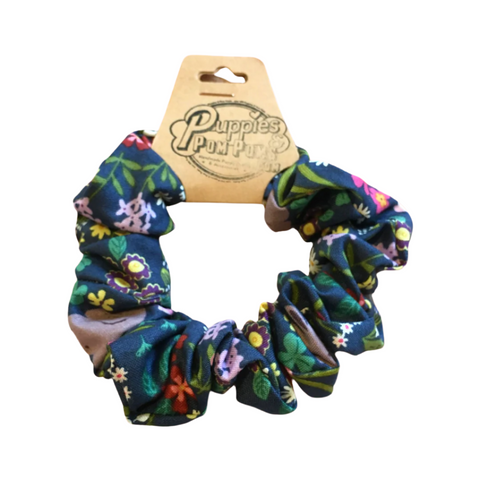 Spring Forest Scrunchie Navy