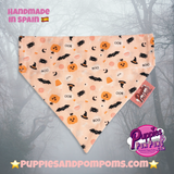 Boo! Halloween Pumpkin & Creepy Critters Dog Bandana