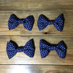 Little Stars Navy Bow Tie