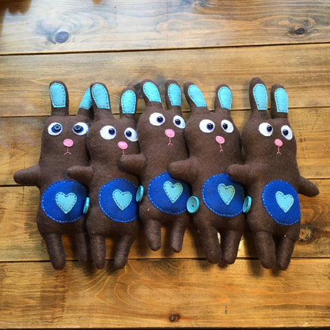 Handmade Boy Rabbit Plushie Decorations