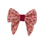 Sweet Heart Love - Handmade Dog Sailer Bow Tie - Small