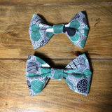 Green Geo Bow Tie
