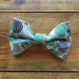 Green Geo Bow Tie