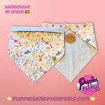 Spring Dogs Floral Bandana - Snap On