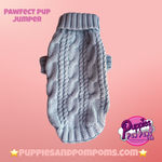 Baby Blue Pawfect Pup Jumper - Clearance Sale