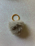 Mini PomPom Keyring