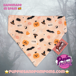 Boo! Halloween Pumpkin & Creepy Critters Dog Bandana
