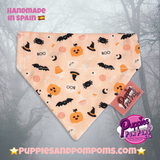 Boo! Halloween Pumpkin & Creepy Critters Dog Bandana