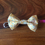 Cute Dog Bow Yellow