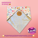 Spring Dogs Floral Bandana - Snap On