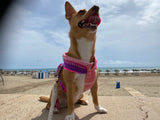 Pretty Pink Luxe Crochet Harness