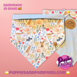 Spring Dogs Floral Bandana - Snap On