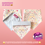 Spring Superstars Dog Bandana - Snap On