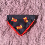 España Lovers Pompoms Dog Bandana - Slim Opening