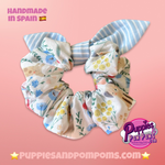 Spring Dogs - Scrunchie with bow