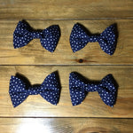 Little Stars Navy Bow Tie