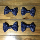 Little Stars Navy Bow Tie