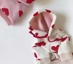 Valentine Puppy Love Hoodie - White - Clearance Sale