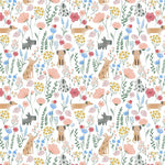 Spring Dogs Floral Bandana - Snap On