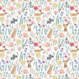 Spring Dogs Floral Bandana - Snap On