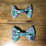 Green Geo Bow Tie