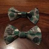 Green Geo Bow Tie