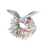 Spring Dogs - Scrunchie with bow