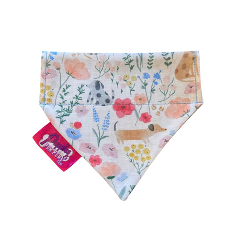 Spring Dogs Floral Bandana