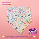 Spring Dogs Floral Bandana - Snap On