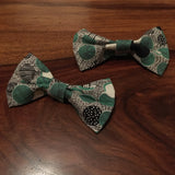 Green Geo Bow Tie