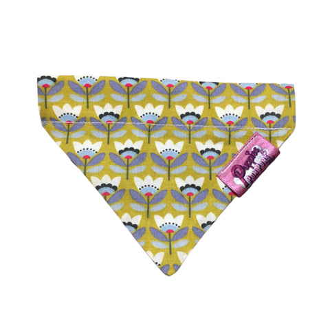 Paws to Smell the Flowers Dog Bandana - Slim Opening