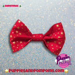 Christmas Stars Bow