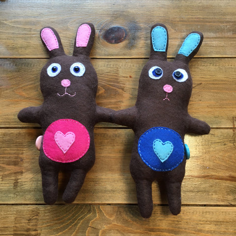 Handmade Girl Rabbit Plushie Decorations